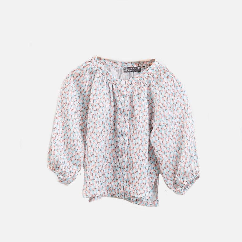 weit geschnittene bunte Bluse für Mädchen - Baby- und Kinder mode in Europa produziert - entdecke YELLOWSUB auf Gukys